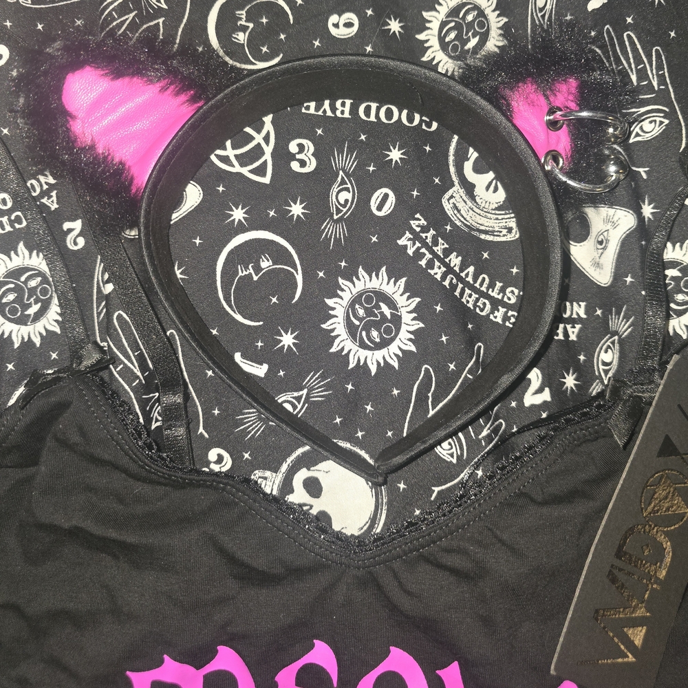 Grail item sold out widow emo/ mall goth kitty set. - Picture 5 of 5